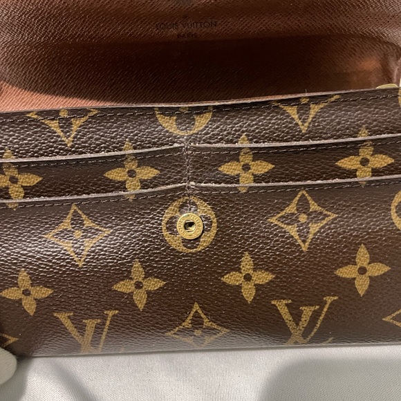 Authentic Louis Vuitton Long Wallet Portefeuille Sarah Wallet Old Model - Picture 13 of 17